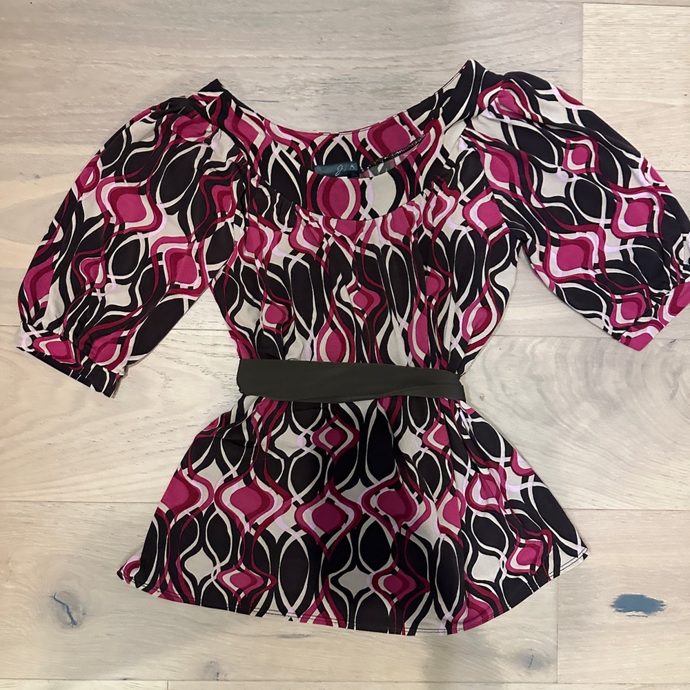 Vintage Y2K Tie Back Top